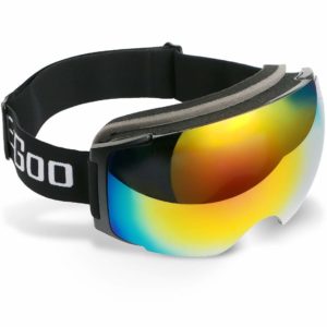 EzGoo Skibrille Snowboardbrille Schneebrille Verspiegelt mit Anti-Fog, UV-Schutz