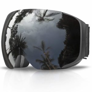 Skibrille, eDriveTech Ski Snowboard Brille Brillenträger Schneebrille Snowboardbrille Verspiegelt